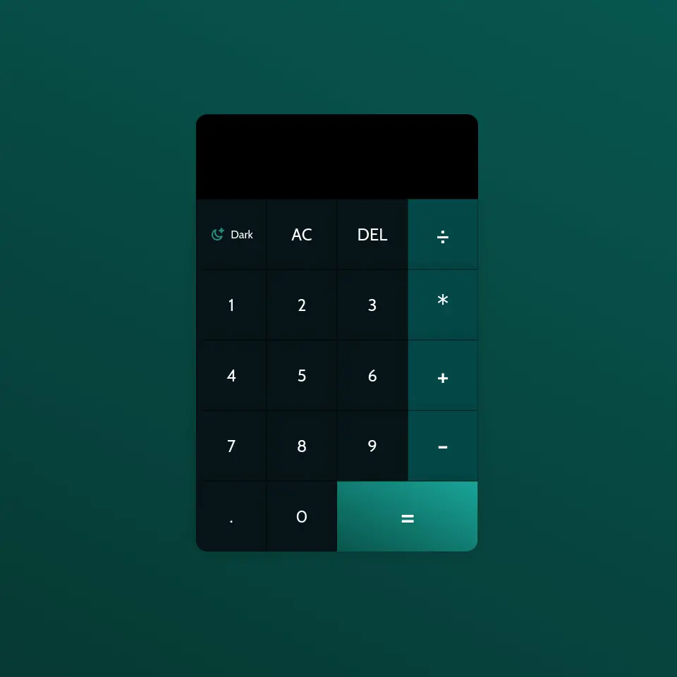 Calculator app preview