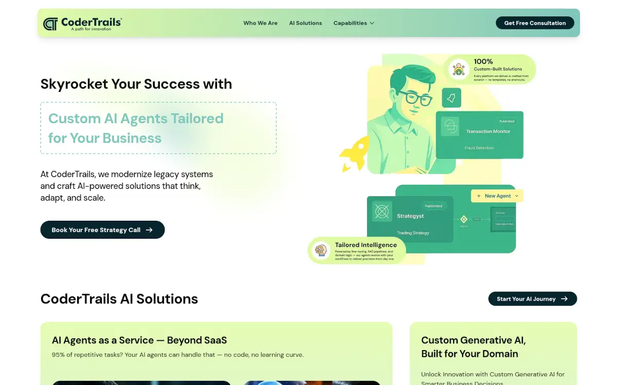 CoderTrails 2025 application preview